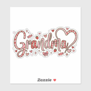 Cute, whimsical and warm Grandma