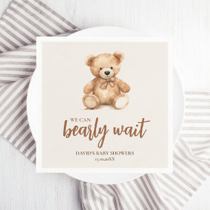 Cute Whimsical Bear  Napkin