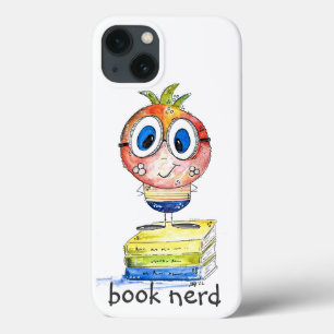 Cute whimsical Book Nerd iPhone 13 Case