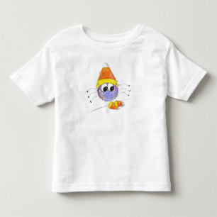 Cute Whimsical Candy Corn Spider Toddler T-Shirt