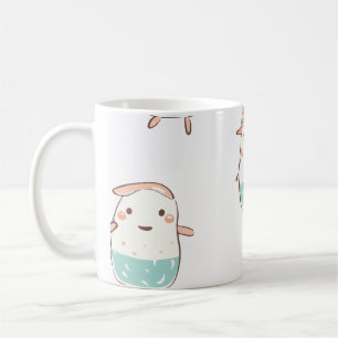 Cute Whimsical Character Mug Adorable Cartoon Ar