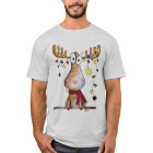 Cute Whimsical Christmas Moose