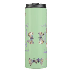 Cute Whimsical Dragonfly Butterfly Maureen Girard Thermal Tumbler