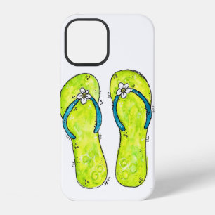 Cute Whimsical Flip Flops iPhone 12 Case