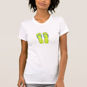 Cute Whimsical Flip Flops T-Shirt