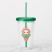 Cute, whimsical flower in pot