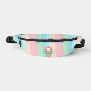 Cute, whimsical flower in pot bum bags
