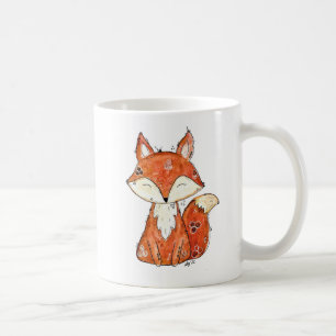 Cute Whimsical Fox Coffee Mug