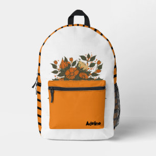 Cute/Whimsical Halloween/fall Printed Backpack