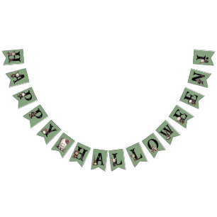Cute Whimsical Halloween Party Bunting