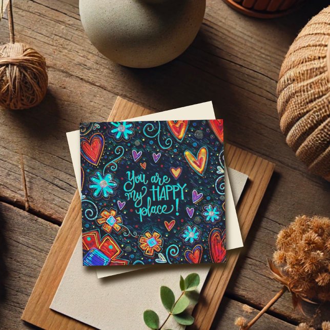 Cute Whimsical Happy Place Heart Love Inspirivity (Creator Uploaded)