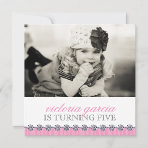 Cute Whimsical Kids Party Invitation