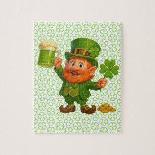 Cute/whimsical leprechaun Saint Patrick's Day  Jigsaw Puzzle