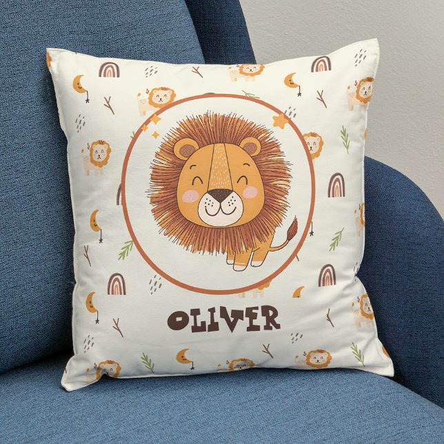 Cute Whimsical Lion Cushion (Creator Uploaded)