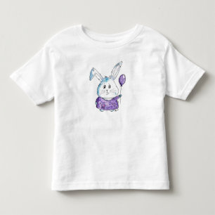 Cute Whimsical Little Bunny Toddler T-Shirt