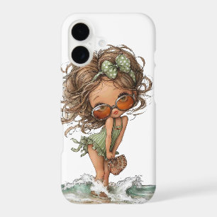 CUTE WHIMSICAL LITTLE SUMMER THEMED GIRL