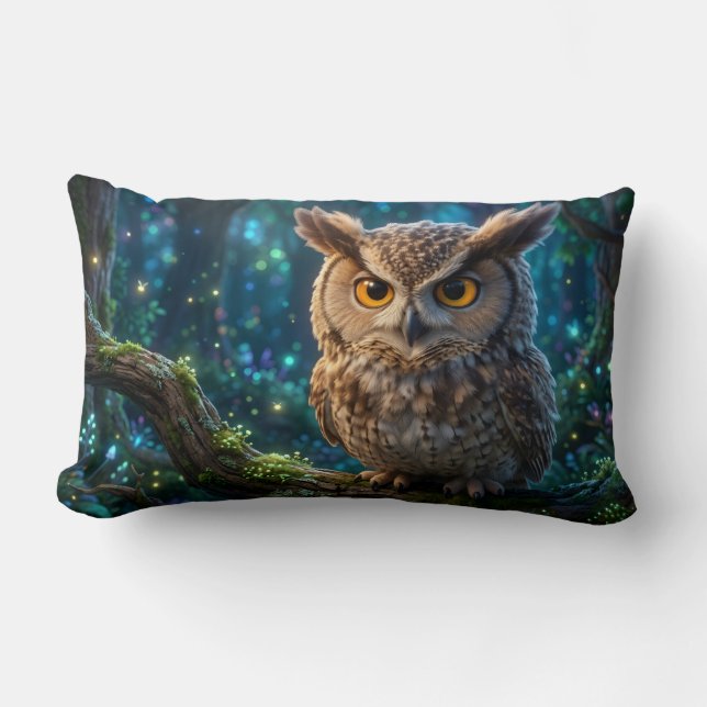 Cute Whimsical Pillow | Artistic Decorative Cushio (Front)