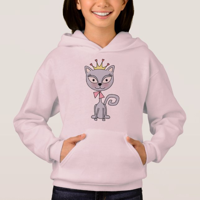 Cute Whimsical Princess Kitty Cat (Front)