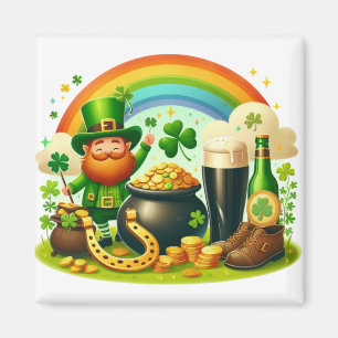 Cute, whimsical Saint Patrick's Day Magnet