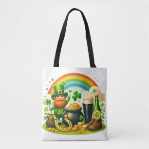 Cute, whimsical Saint Patrick's Day Tote Bag