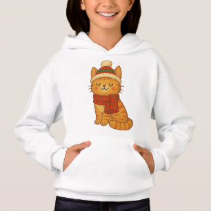 Cute Whimsical Winter/Christmas cat