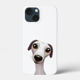 Cute Whippet - A Cartoon Style Artwork iPhone 13 Mini Case