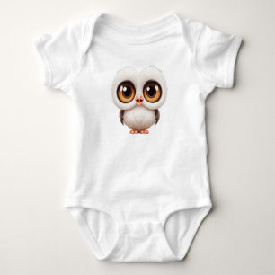 Cute White Chick Design for Baby Clothes Bodysuit