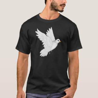 Cute white dove flying T-Shirt