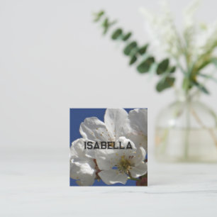 Cute White Flower Greeting Card