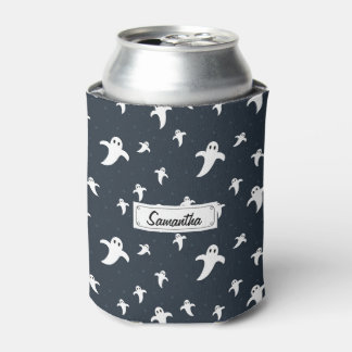 Cute white ghosts can cooler