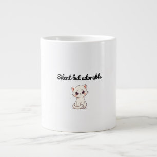 Cute White Kitten Mug – Fun Gift for Cat Lovers &