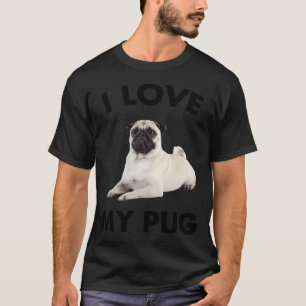 Cute White Pug T-Shirt