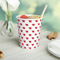 Cute white red cupid crossed arrow hearts pattern