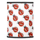 Cute White  & Red Ladybug Lamp