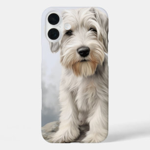 CUTE WHITE SEALYHAM TERRIER PUPPY DOG iPhone 16 PLUS CASE
