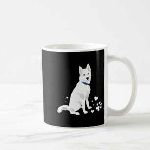 Cute White Siberian Husky Sweet White Snow Dog  Coffee Mug