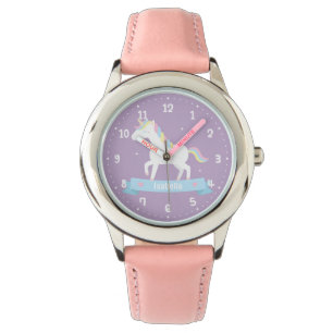 Cute White Unicorn Girls Watch