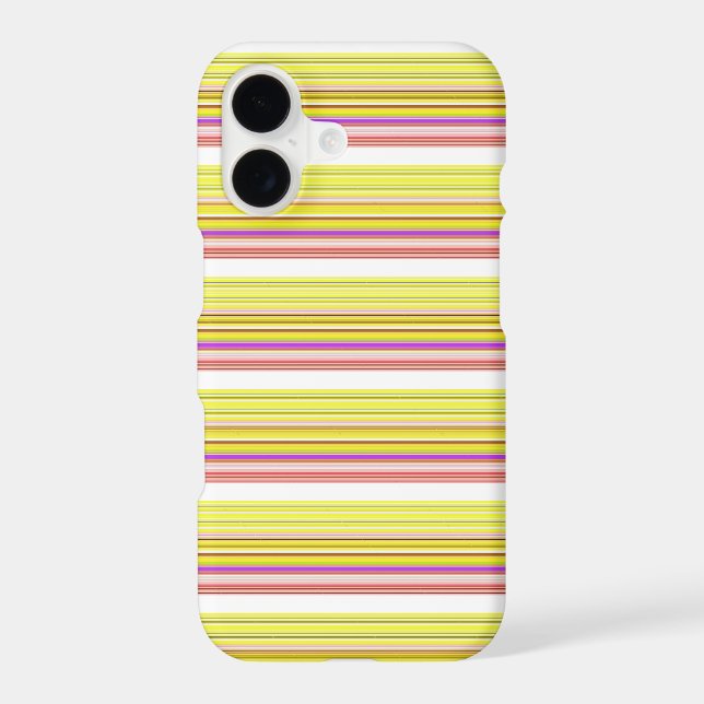Cute white yellow stripes (Back)