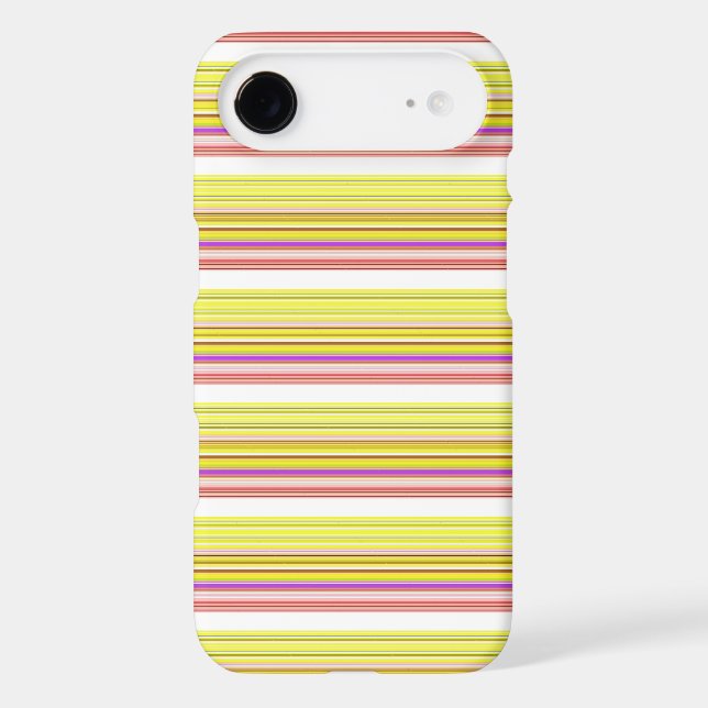 Cute white yellow stripes (Back)