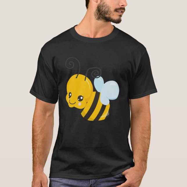 Cute Wholesome Bee Save the Bees Bumblebee T-Shirt (Front)
