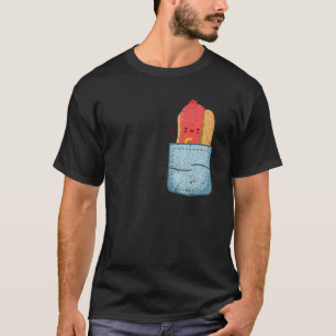Cute Wiener Pocket Hot Dog Franks Sausage Fast Foo T-Shirt