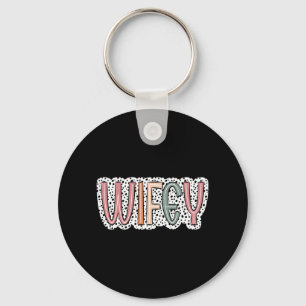 Cute Wifey Bride Wedding Wife Women Key Ring