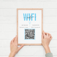 Cute WIFI Network Password | QR Code