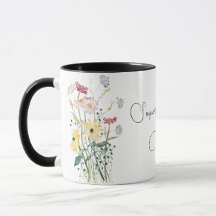 Cute Wild Flower Super Mum Club Mug
