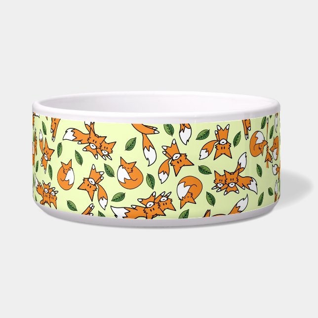 Cute Wild Fox and Leaf Pattern (Front)