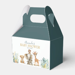 Cute Wild Jungle Animals Favour Box