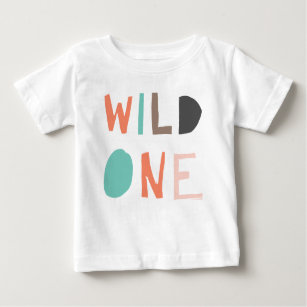 Cute Wild One First Birthday Boho Tribal Baby T-Shirt
