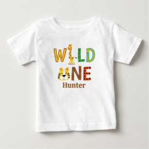 Cute Wild One first Birthday Tshirt