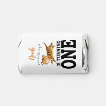 Cute Wild One Jungle Tiger 1st Birthday