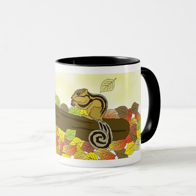 Cute Wild Squirrel in Nature - Whimsical Animal  Mug (Front Right)